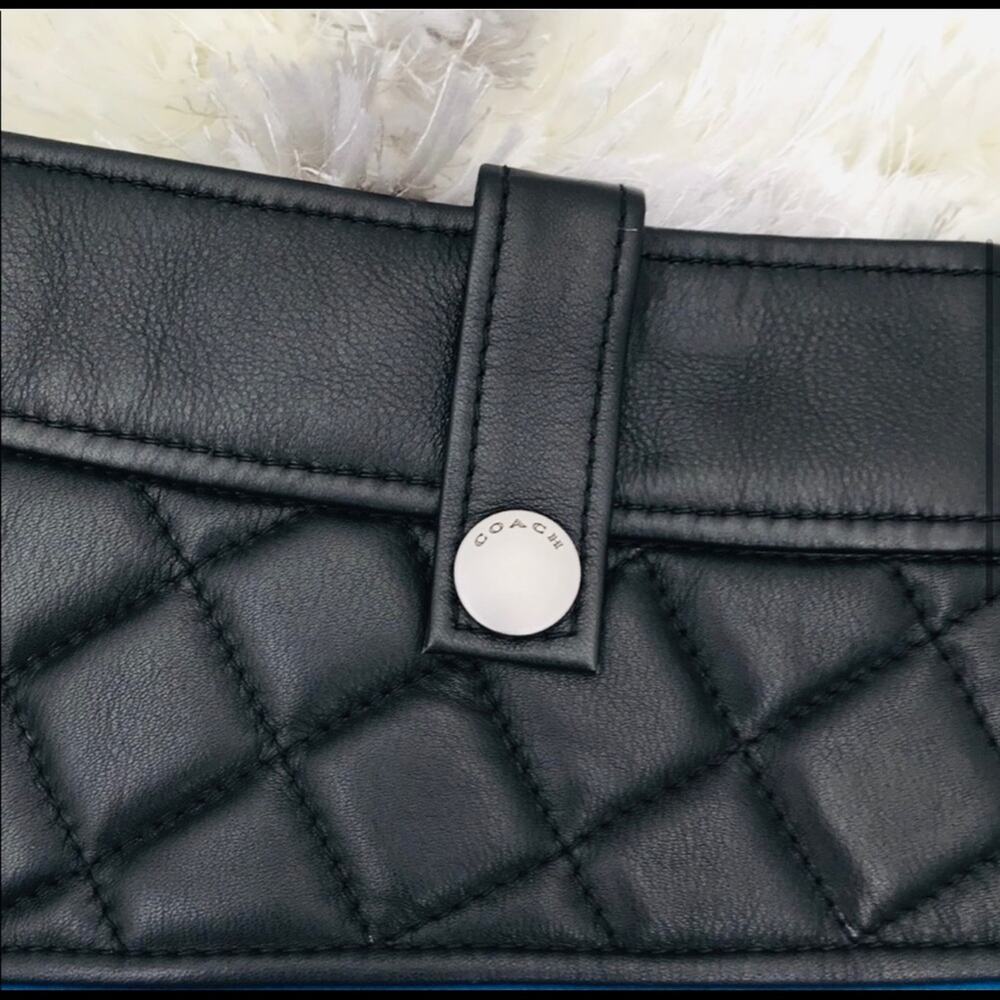 Coach Blue Curved Calf Leathers - Picture 4 of 8